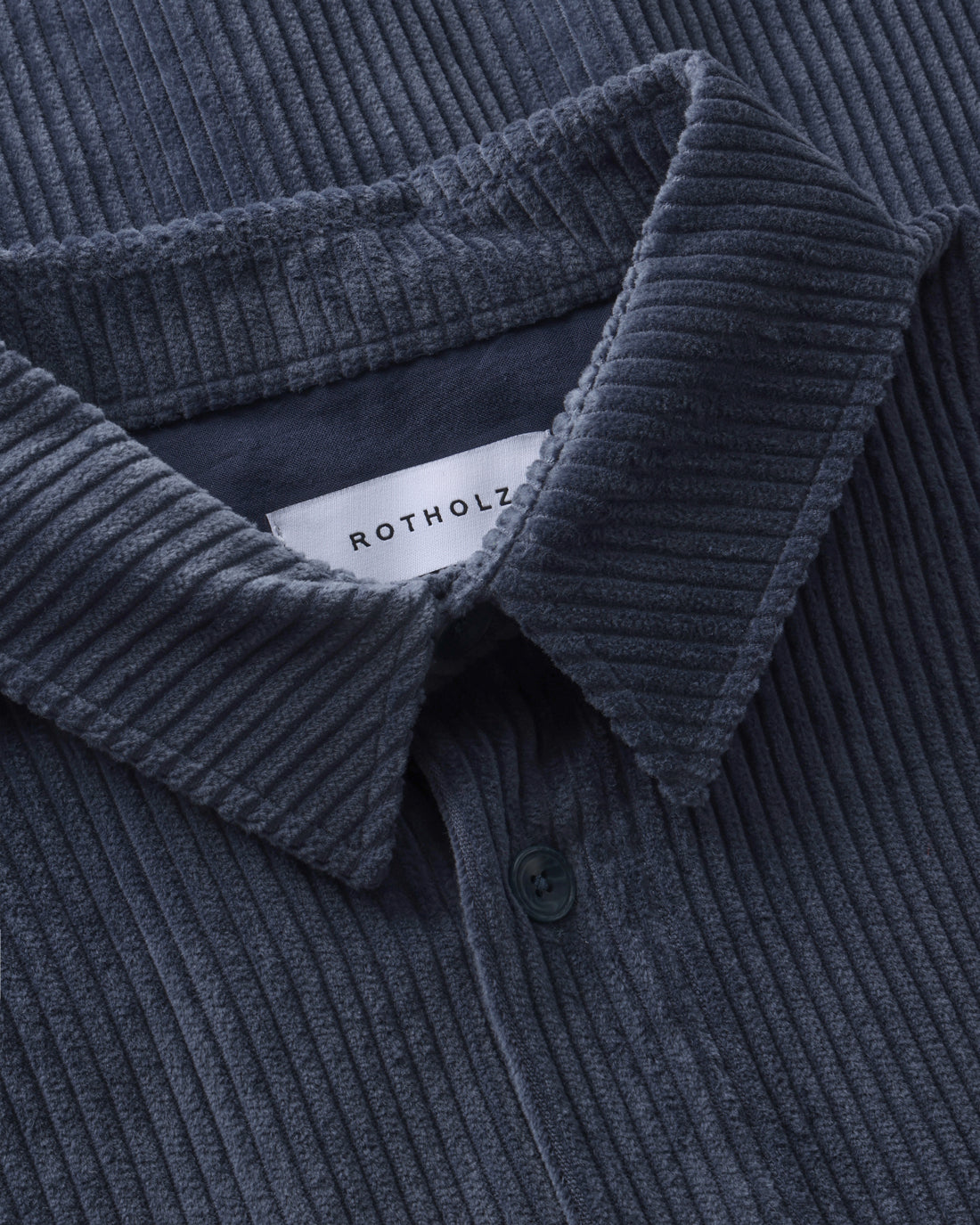 Cord Hemd Bio Baumwolle - Blau