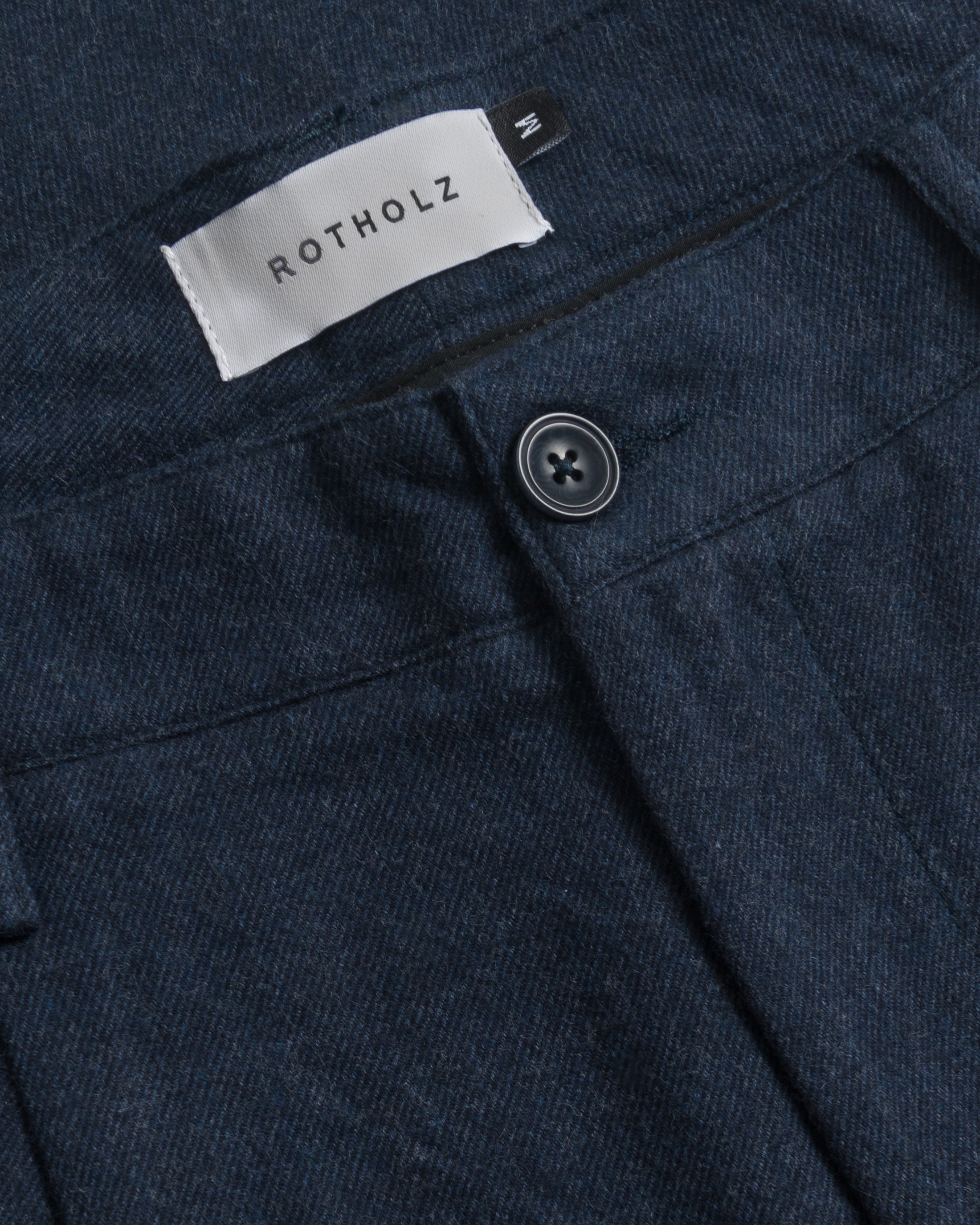 Everyday Flannelhose Bio Baumwolle - Dunkelblau