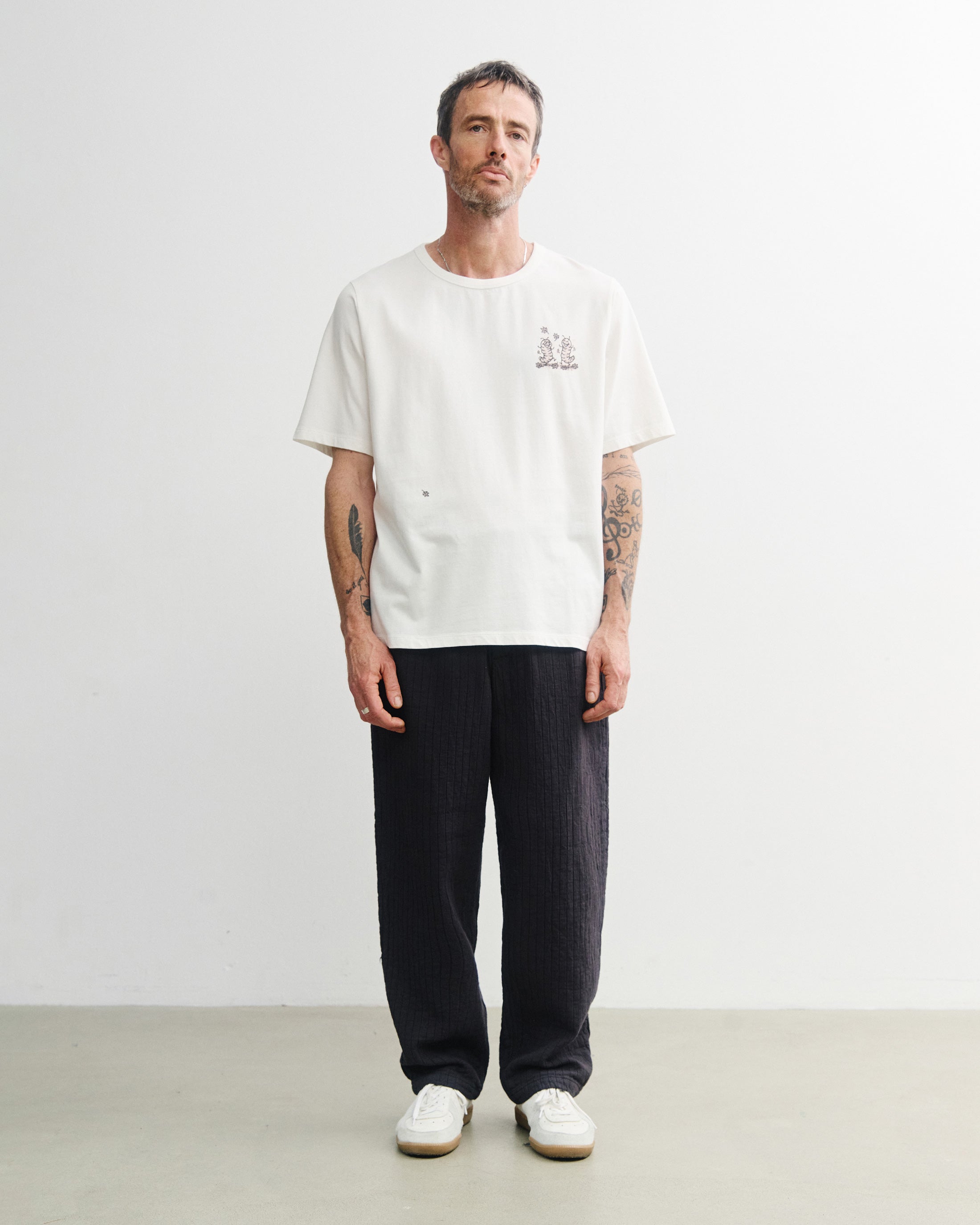 Caterpillar T-Shirt Bio Baumwolle - Weiß