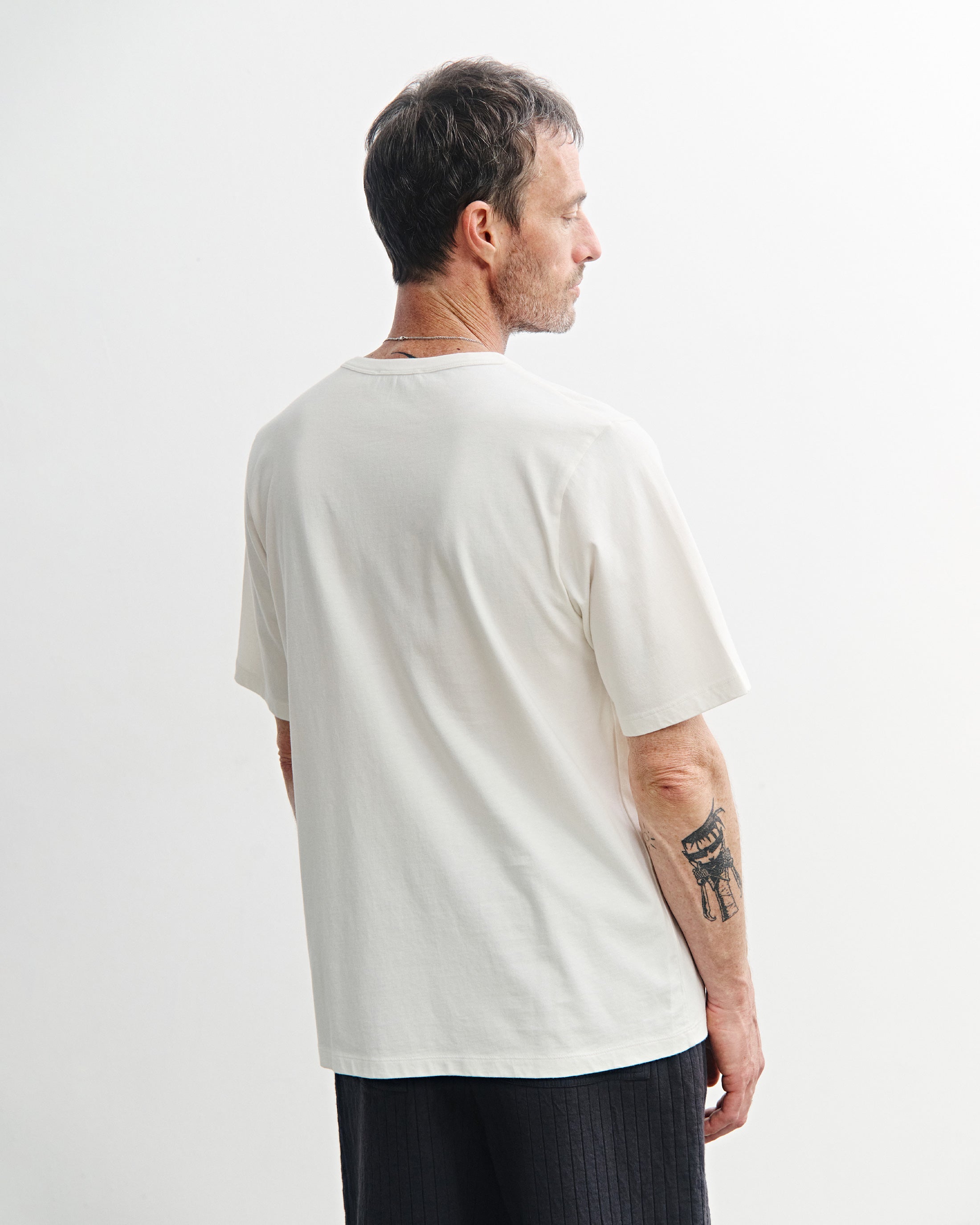 Caterpillar T-Shirt Bio Baumwolle - Weiß