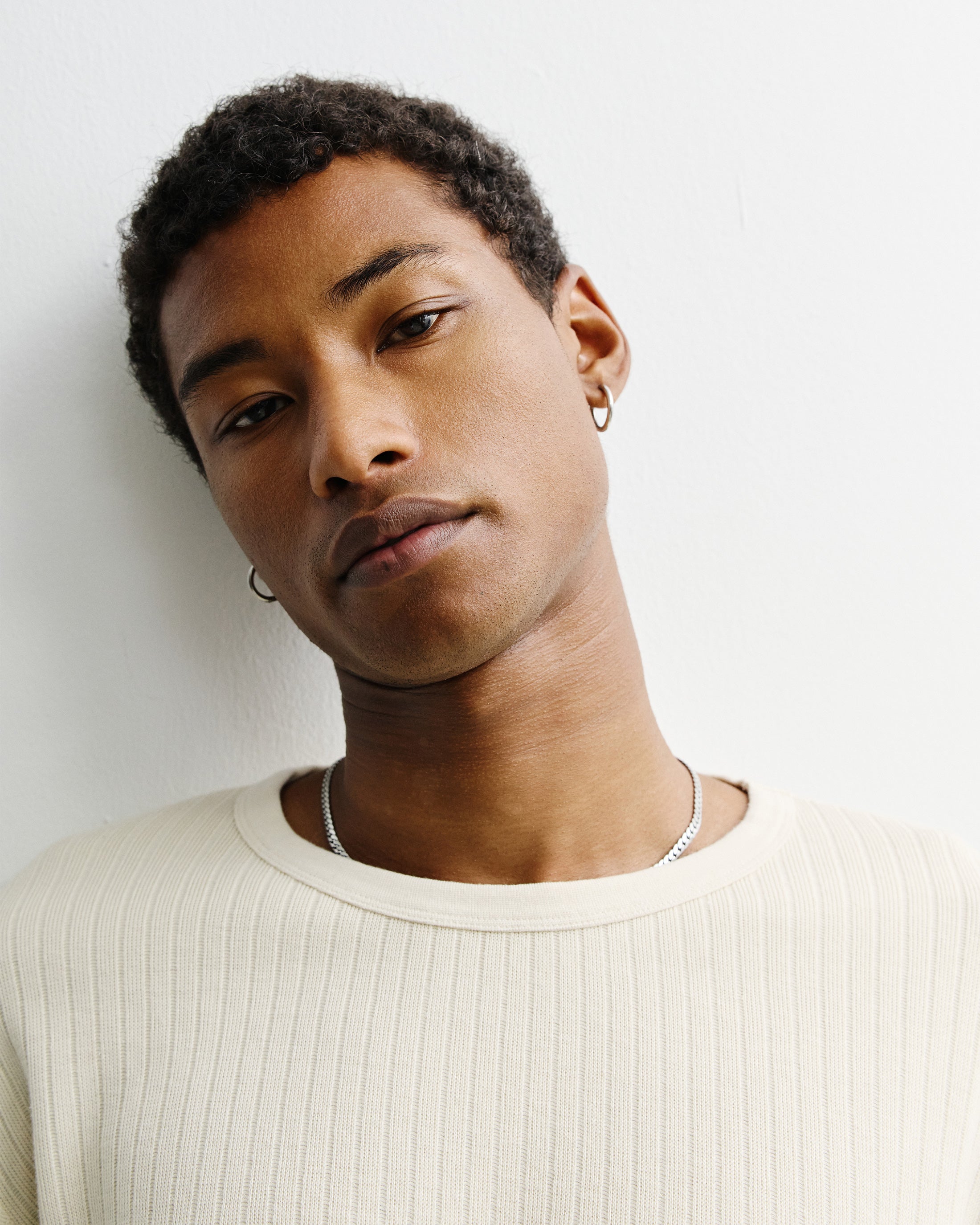 Oversize Longsleeve Bio Baumwolle - Creme