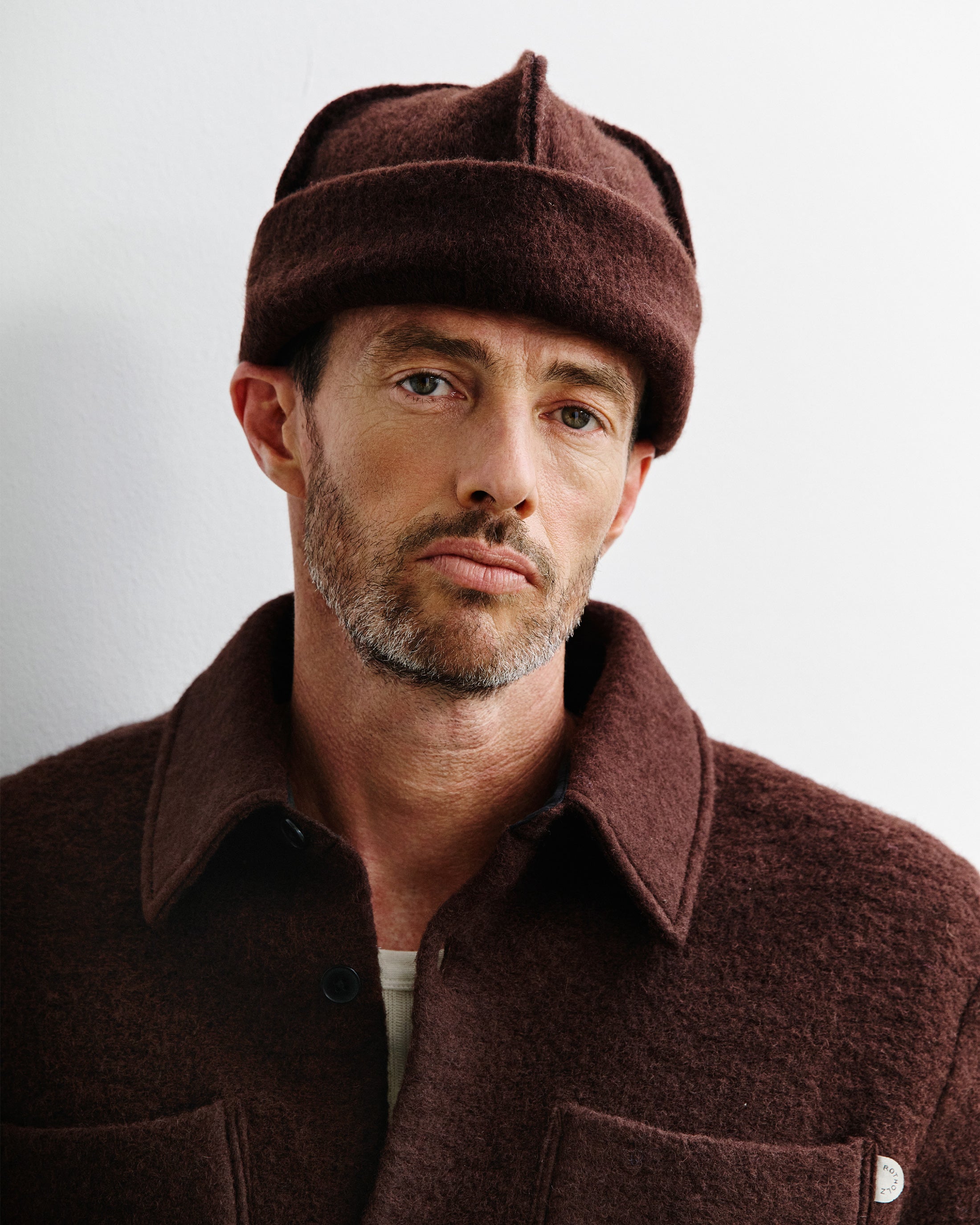 Toque Bio Wolle - Braun