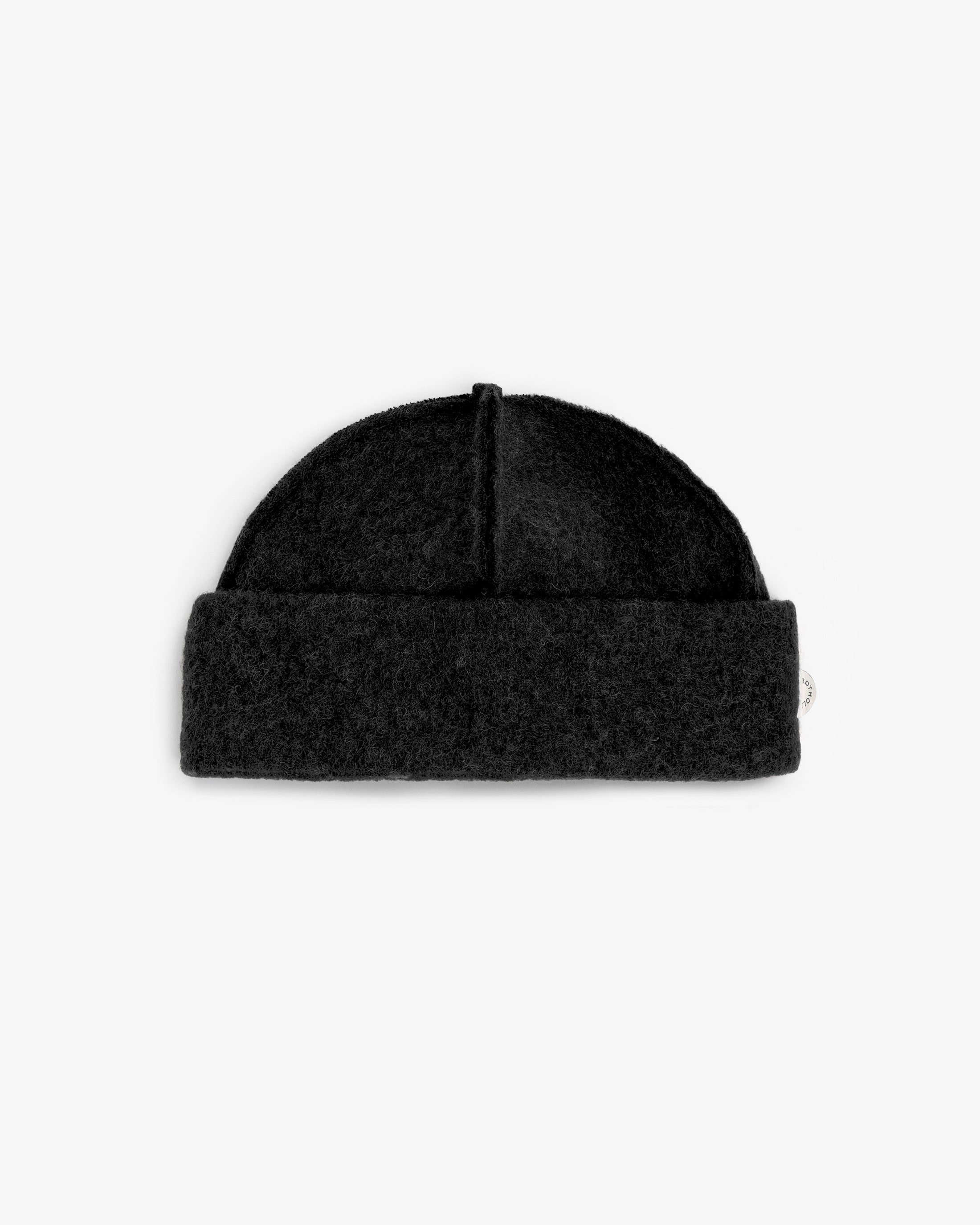 Toque Bio Wolle - Schwarz