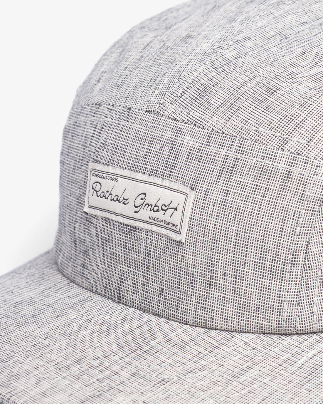 Logo 5 Panel Cap Bio Baumwolle - Grau