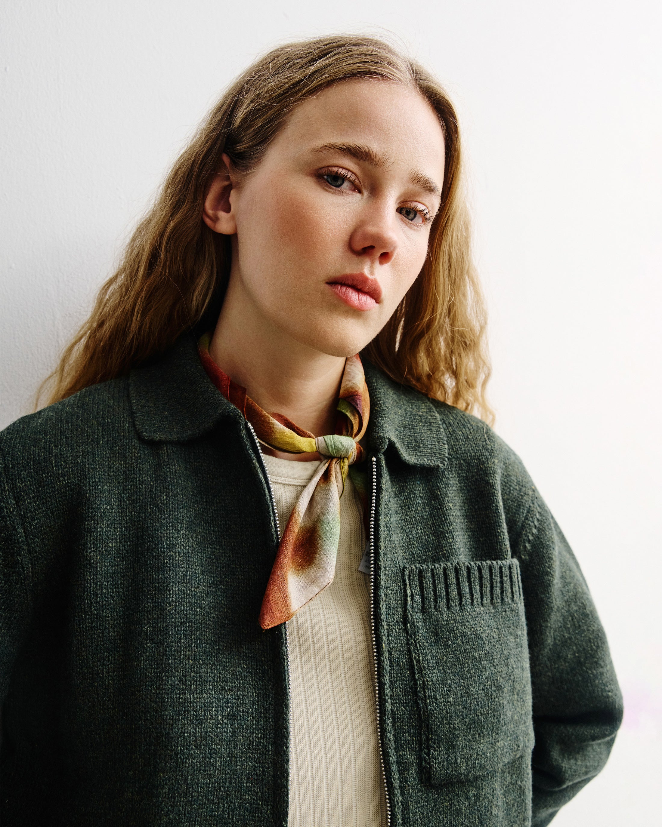 Bandana Bio Baumwolle - Leaves Print