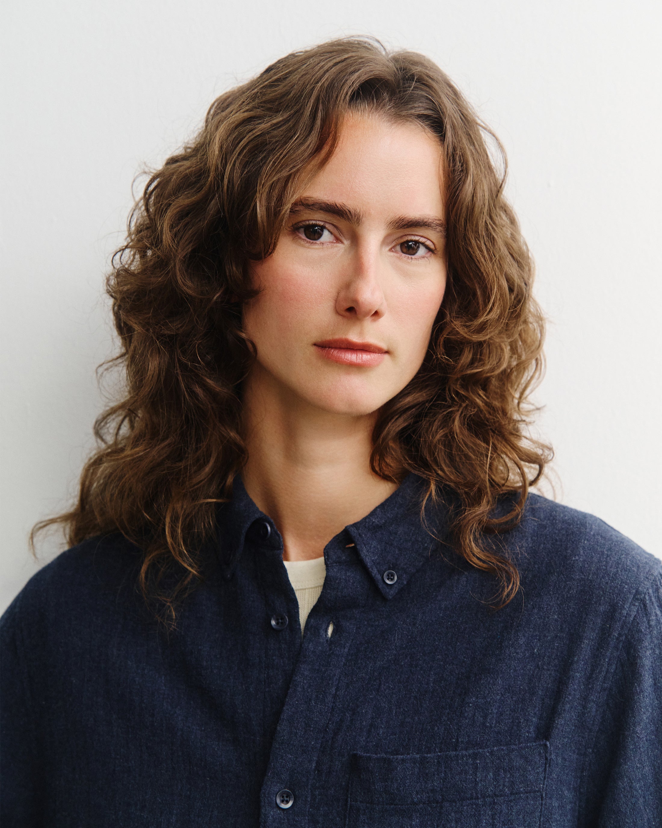 Button-Down Hemd Bio Baumwolle - Blau