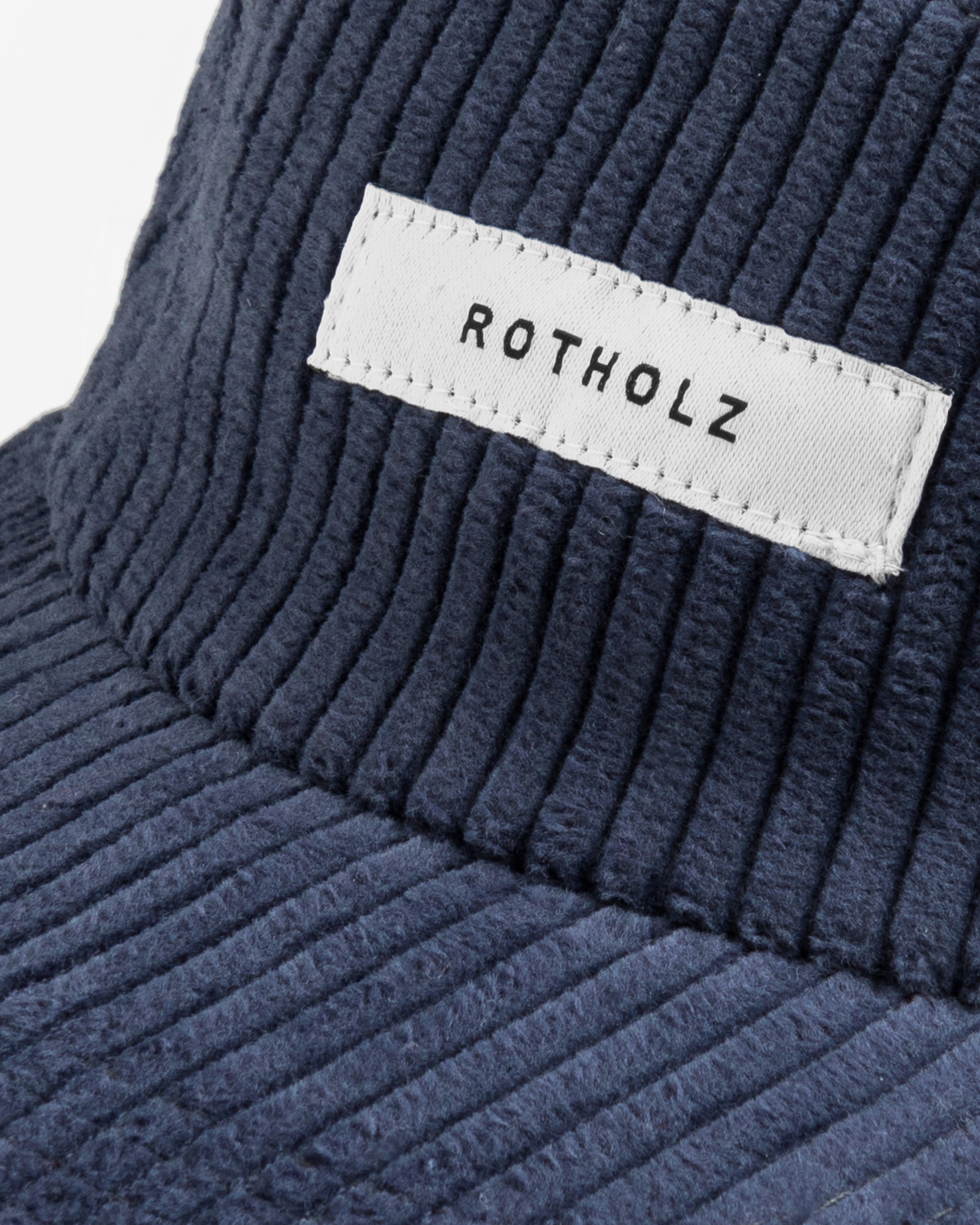 Cord 5-Panel Cap Bio Baumwolle - Blau