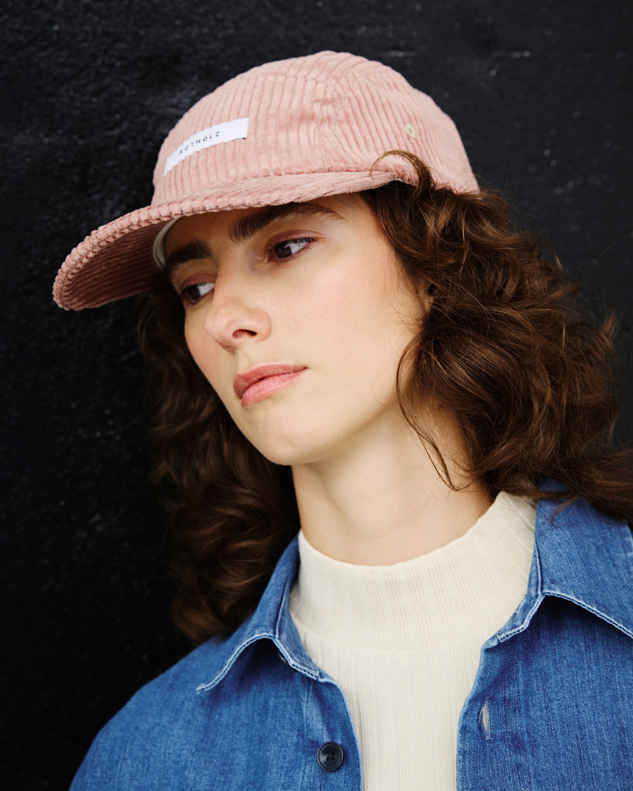 Cord 5-Panel Cap Bio Baumwolle - Pink