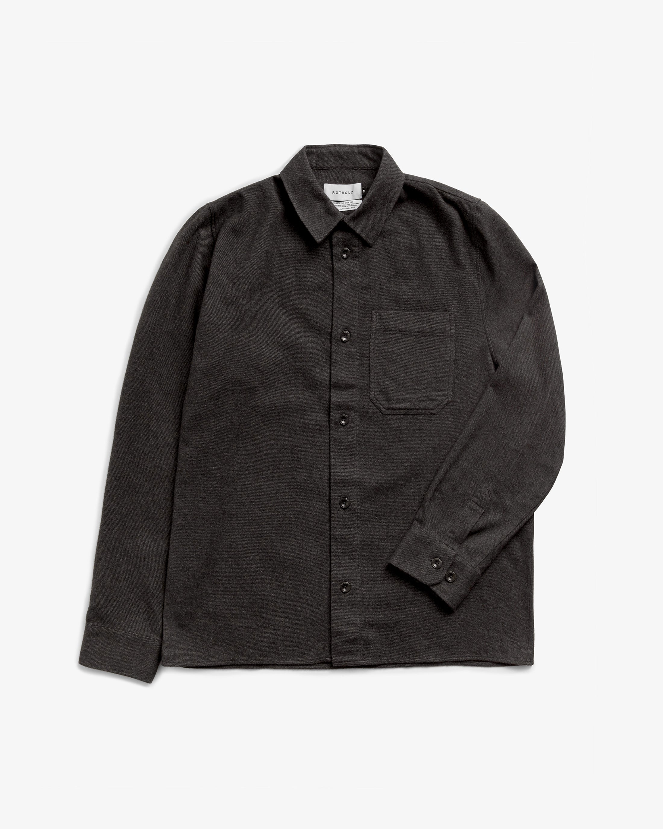 Flanell Hemd Bio Baumwolle - Braun
