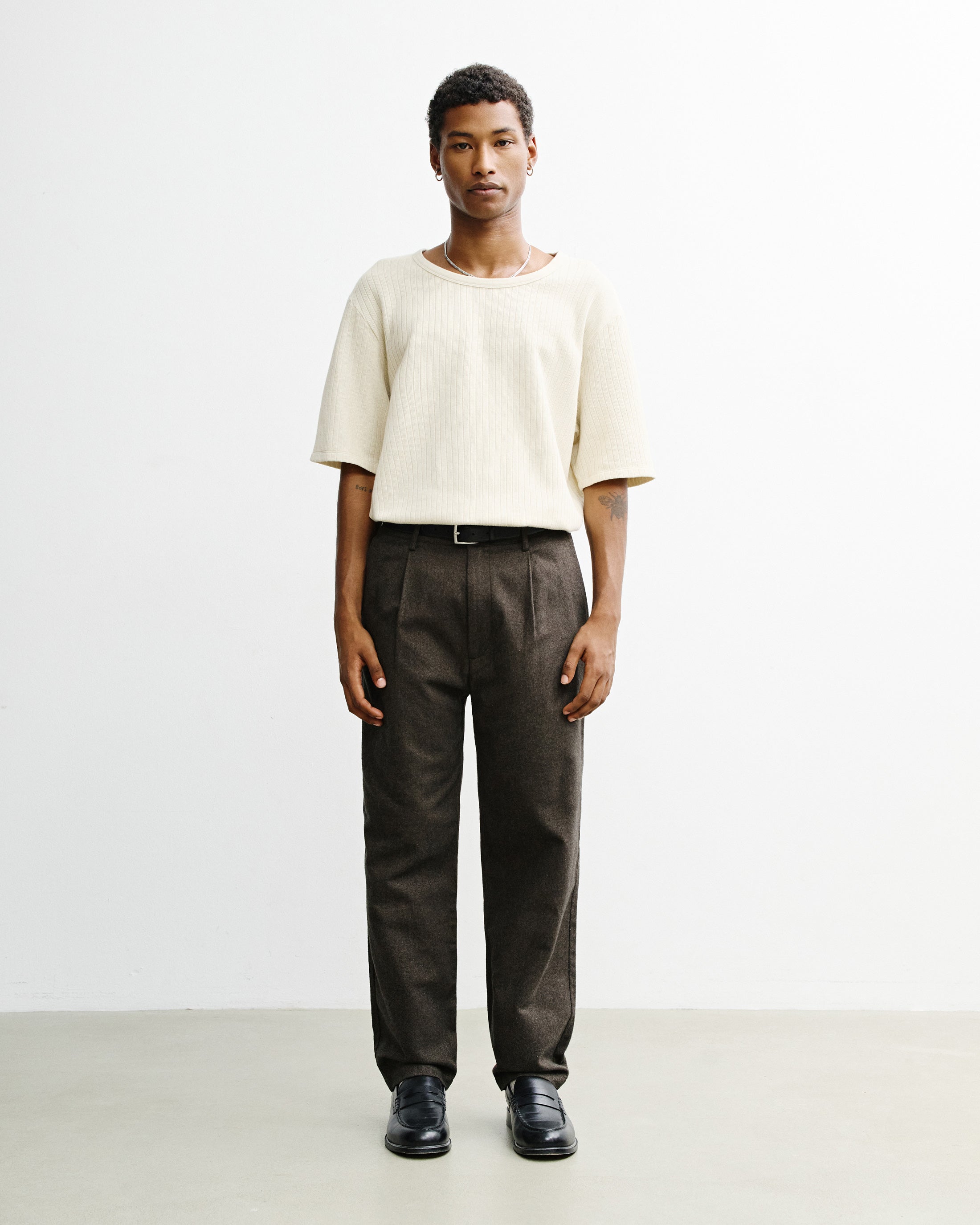 Everyday Flannelhose Bio Baumwolle - Braun