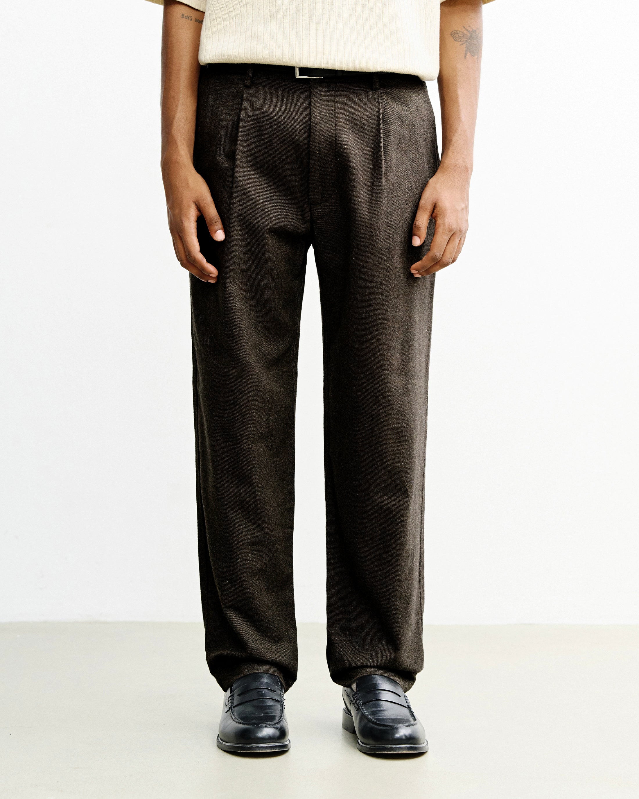 Everyday Flannelhose Bio Baumwolle - Braun