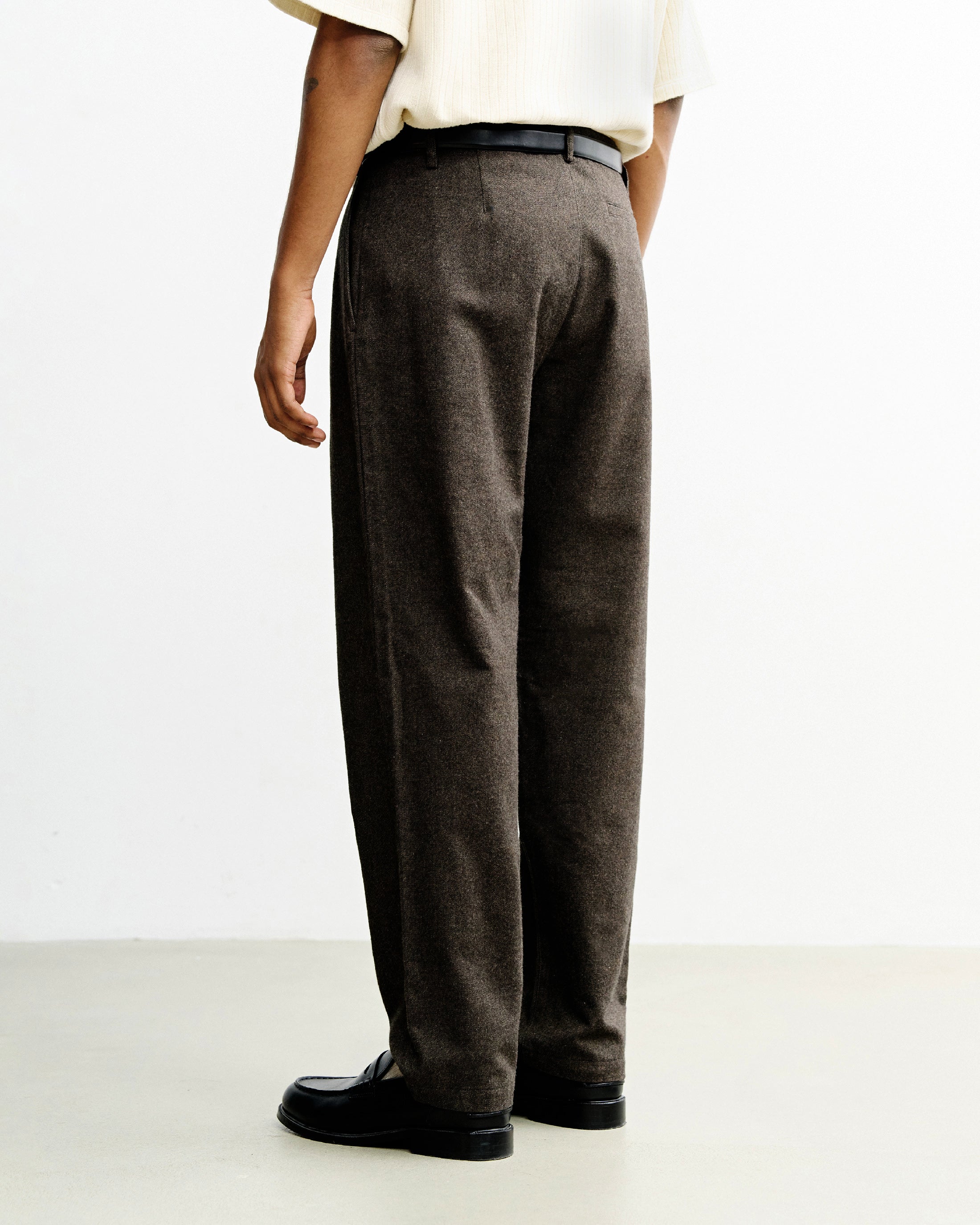 Everyday Flannelhose Bio Baumwolle - Braun