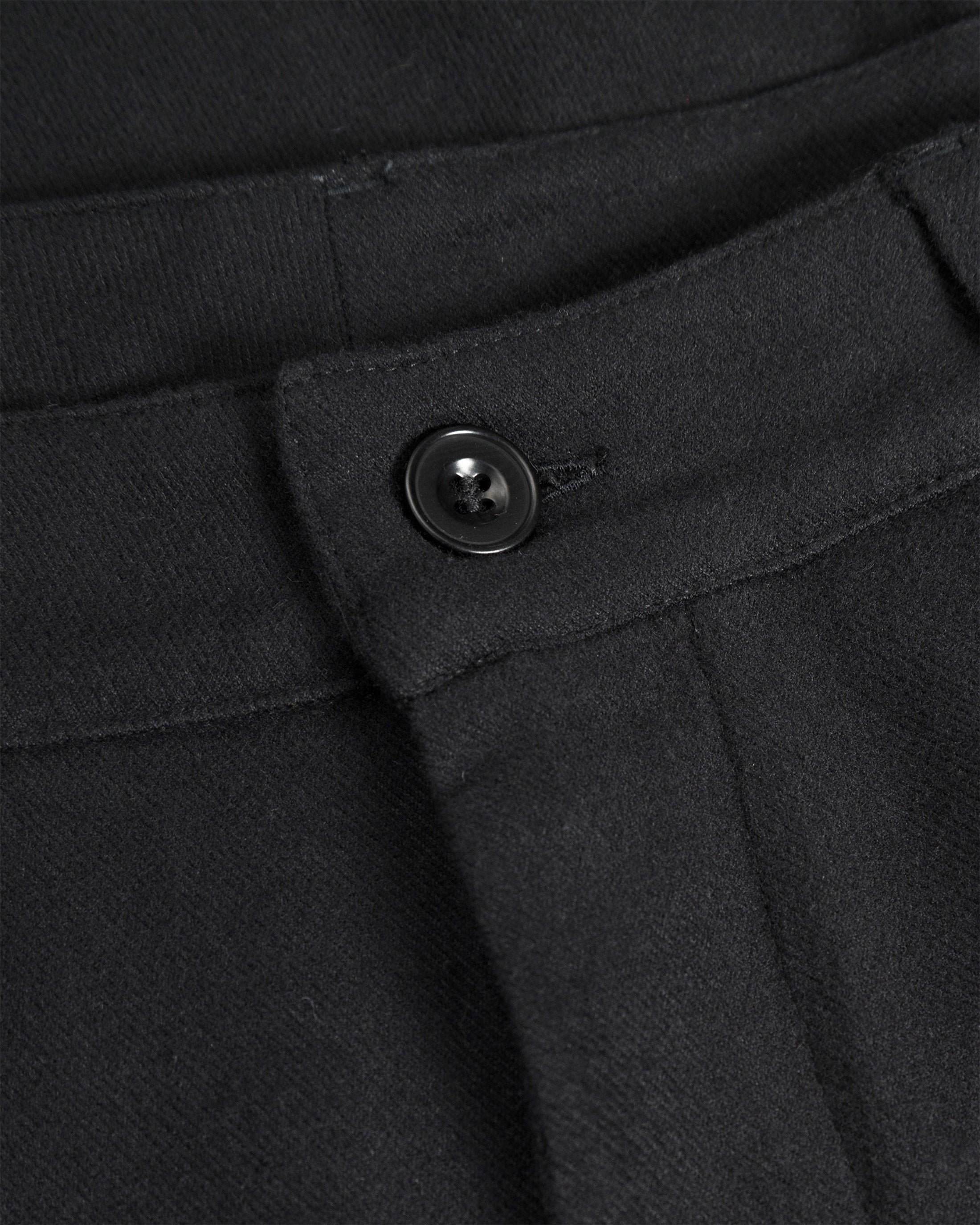 Everyday Flannelhose Bio Baumwolle - Schwarz
