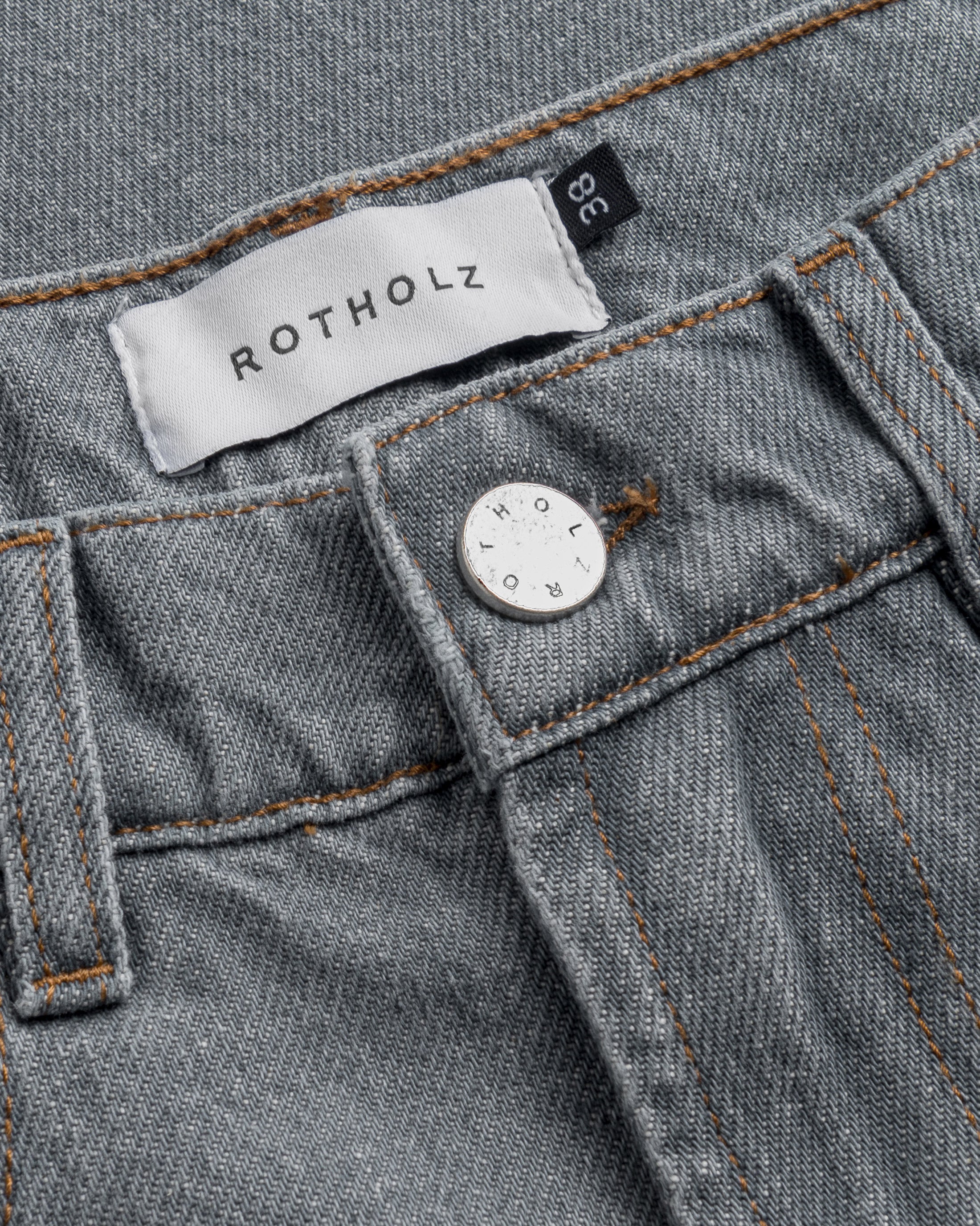 Flared Leg Jeans Bio Baumwolle - Grau