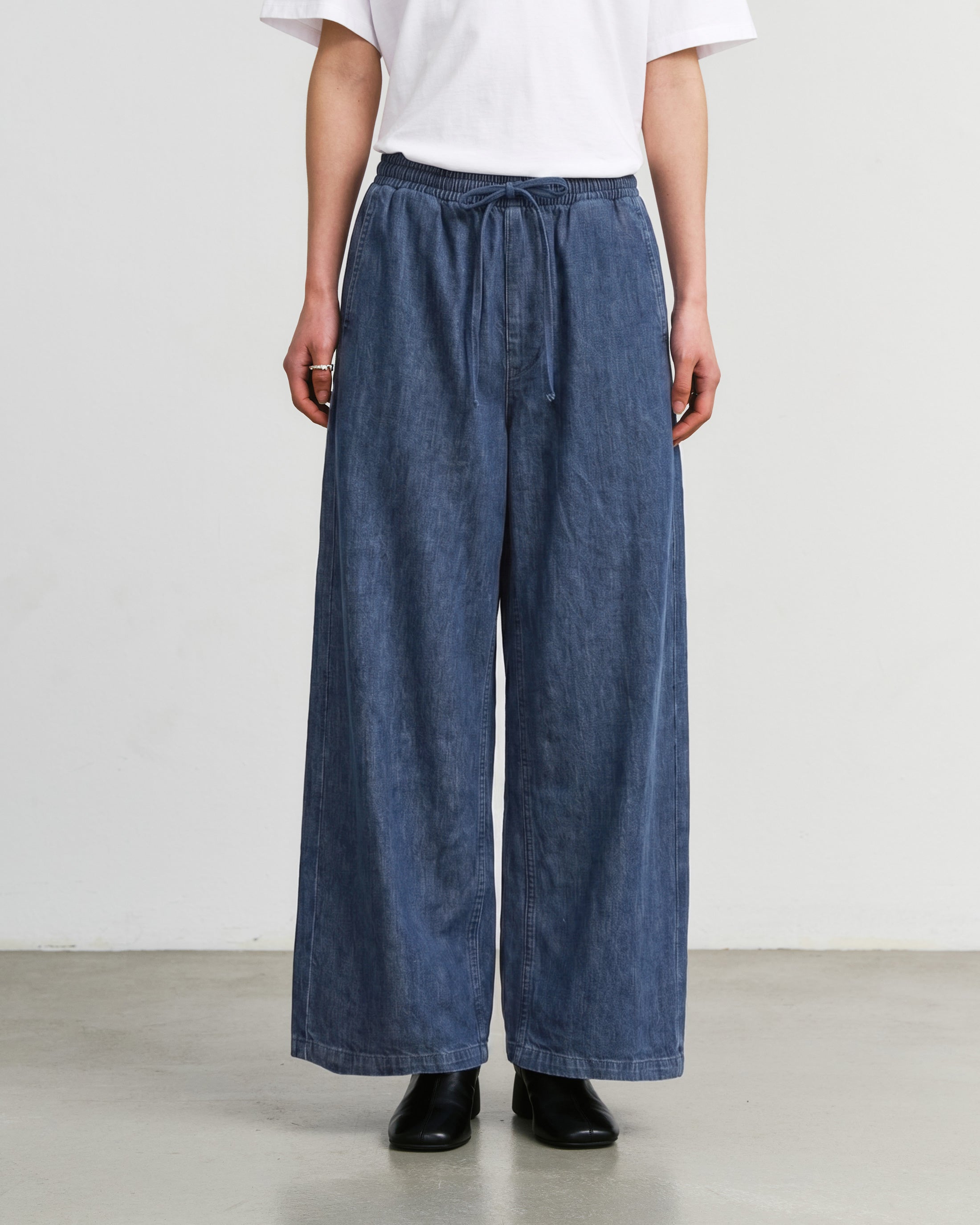 Denim Schlaghose recycelte Baumwolle – Blau