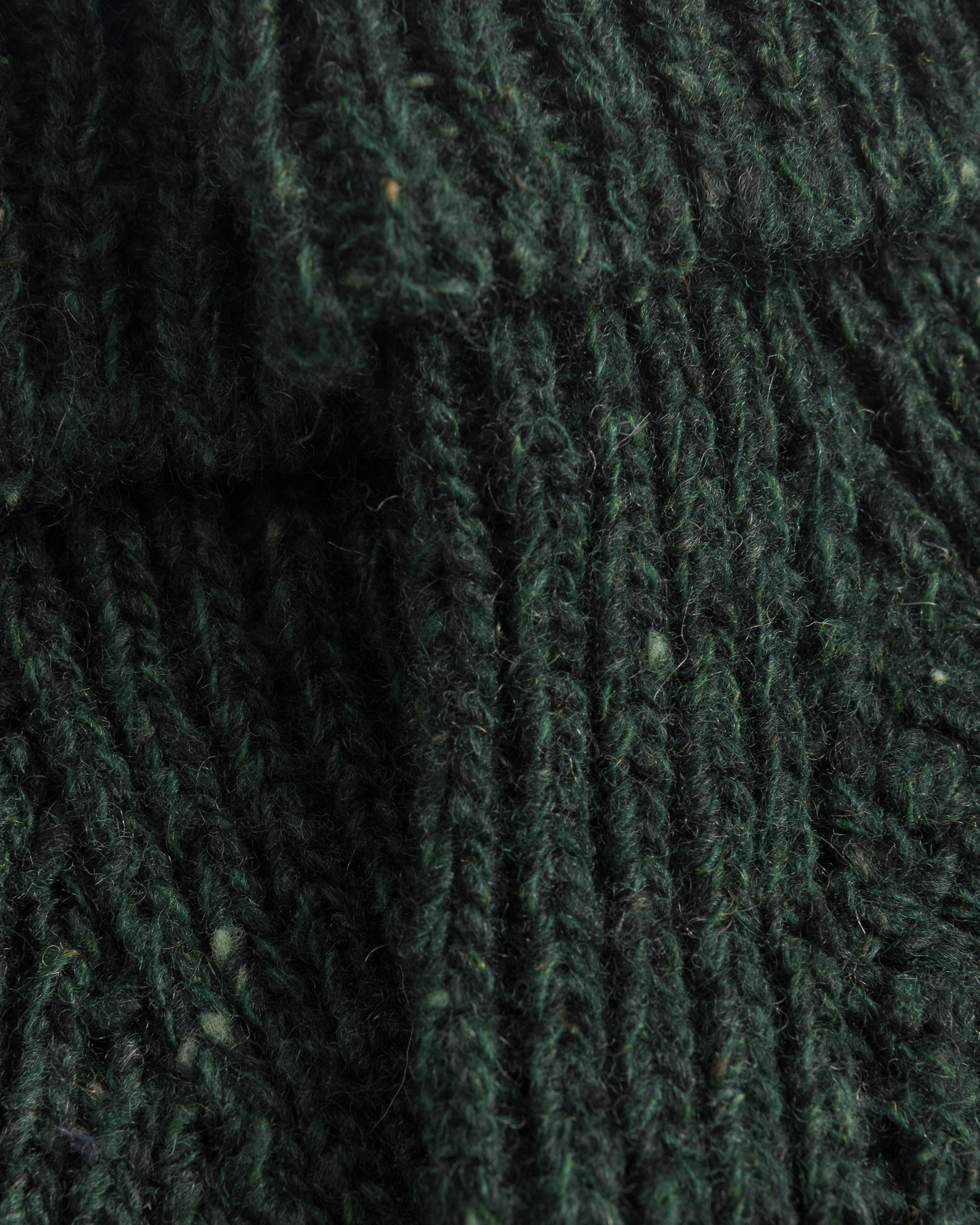 Gestrickte Handschuhe Merinowolle - Grün