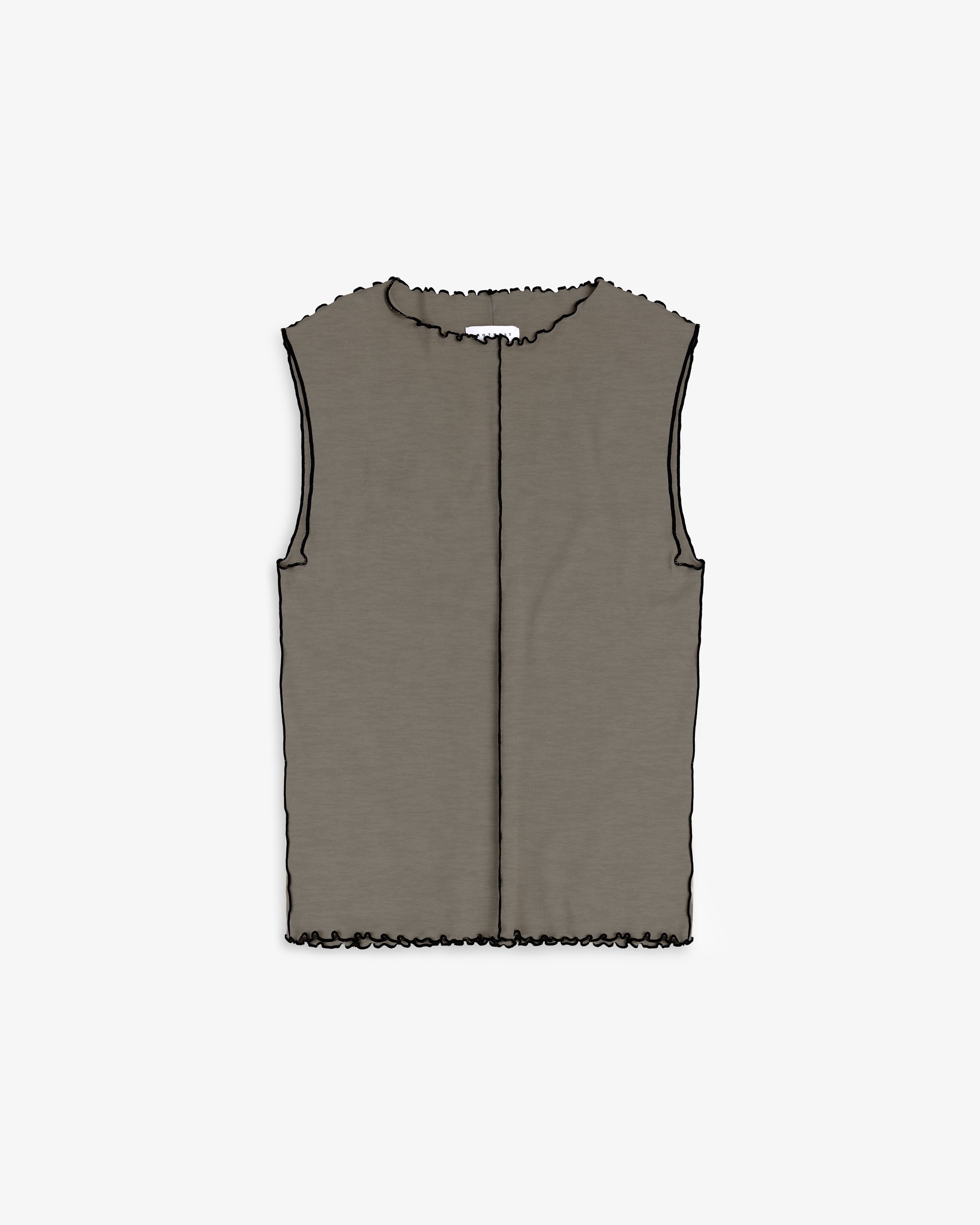 Pin-Tucked Top Bio Baumwolle - Grau