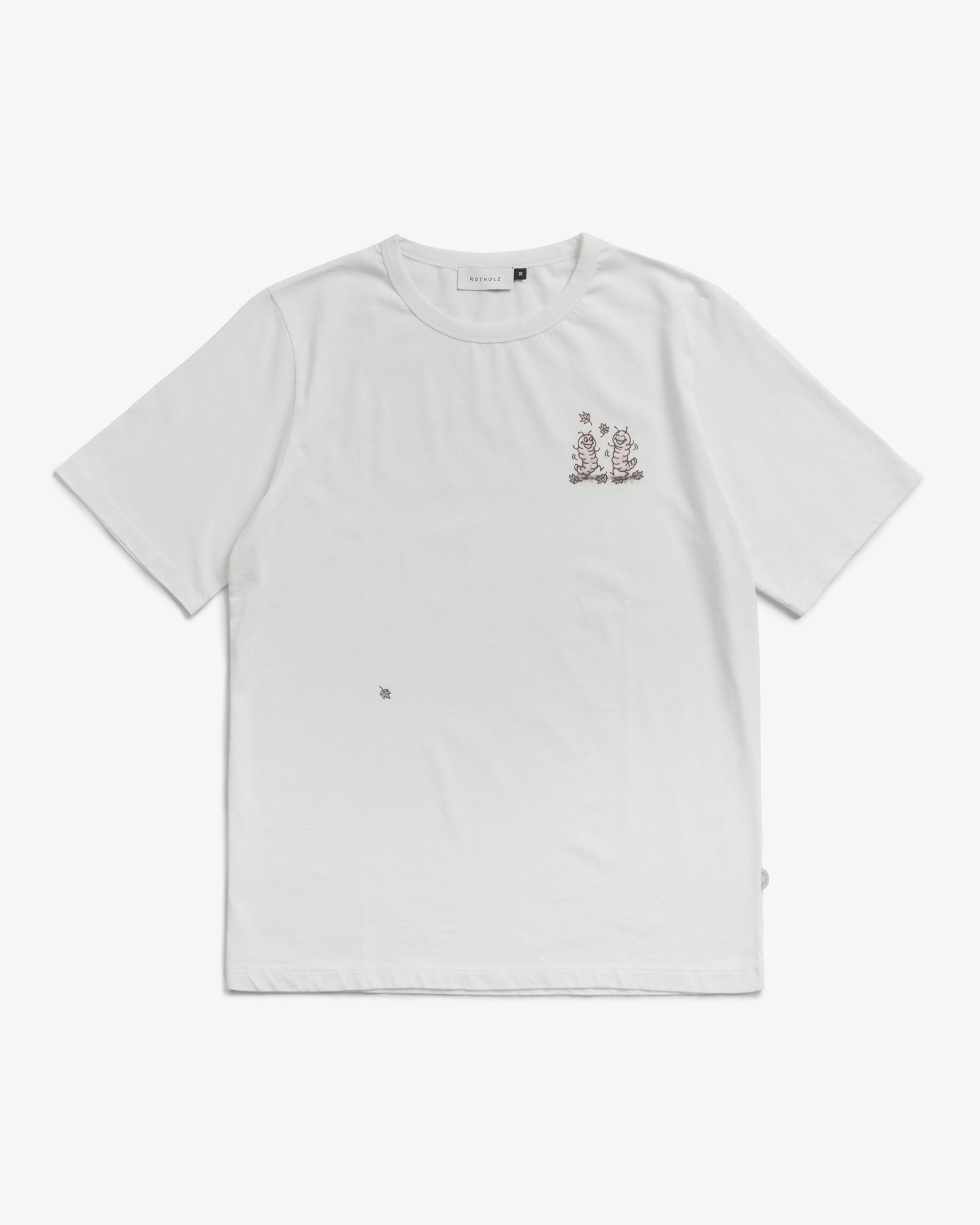 Caterpillar T-Shirt Bio Baumwolle - Weiß