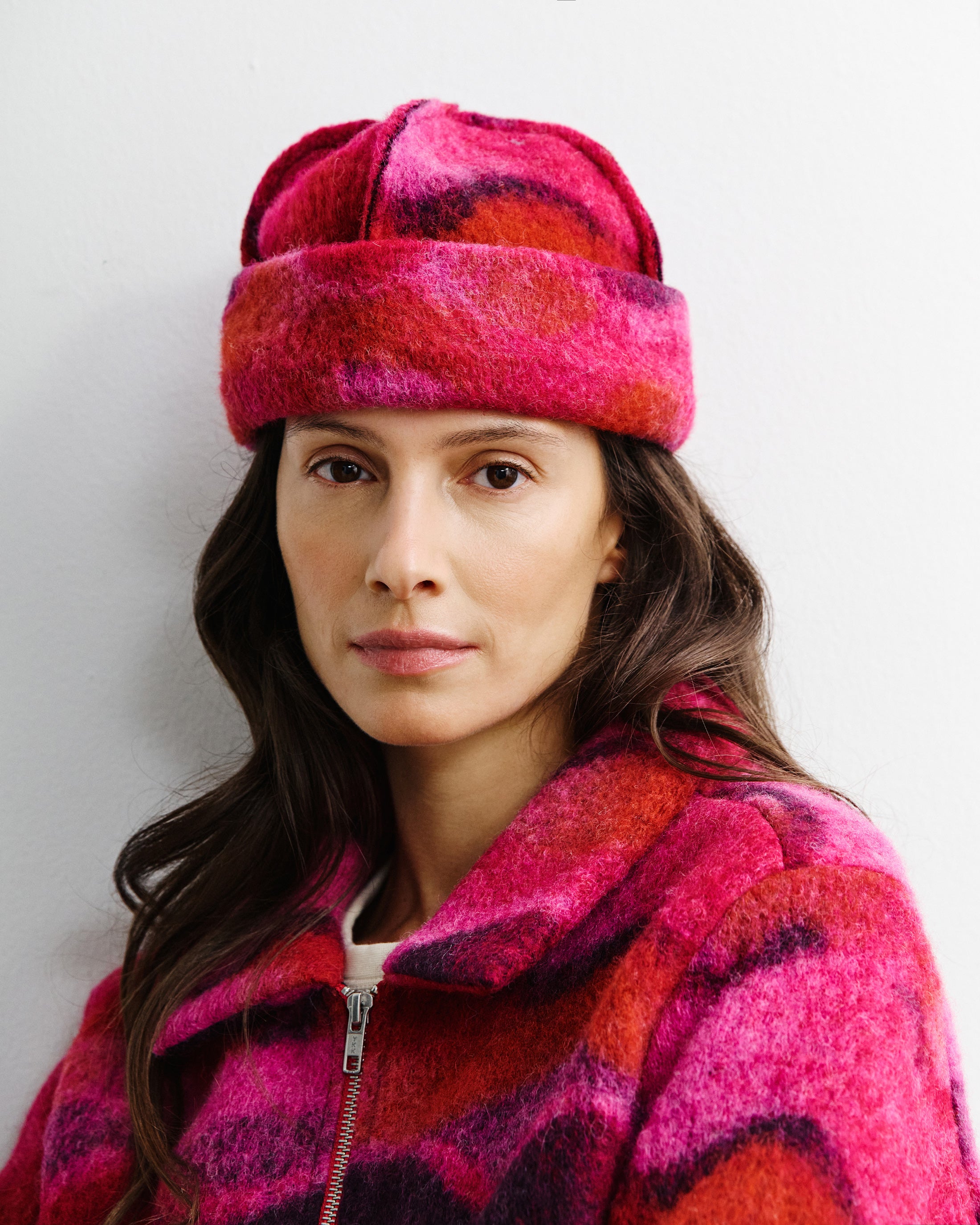 Toque Bio Wolle - Wavy Pink