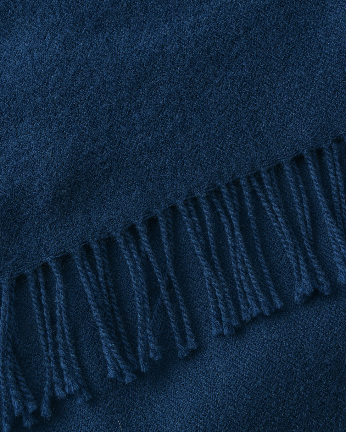 Webschal Merinowolle - Royalblau