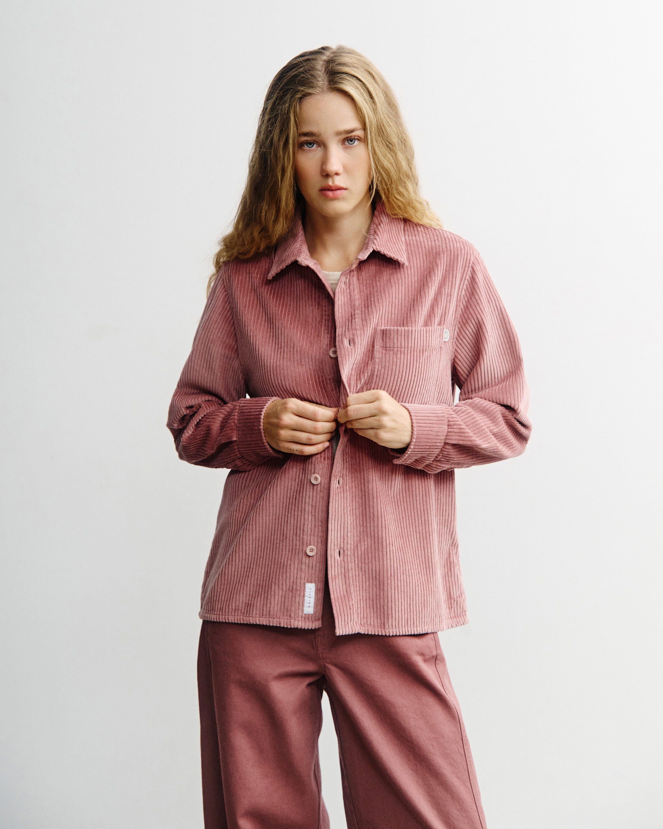 Cord Hemd Bio Baumwolle - Pink
